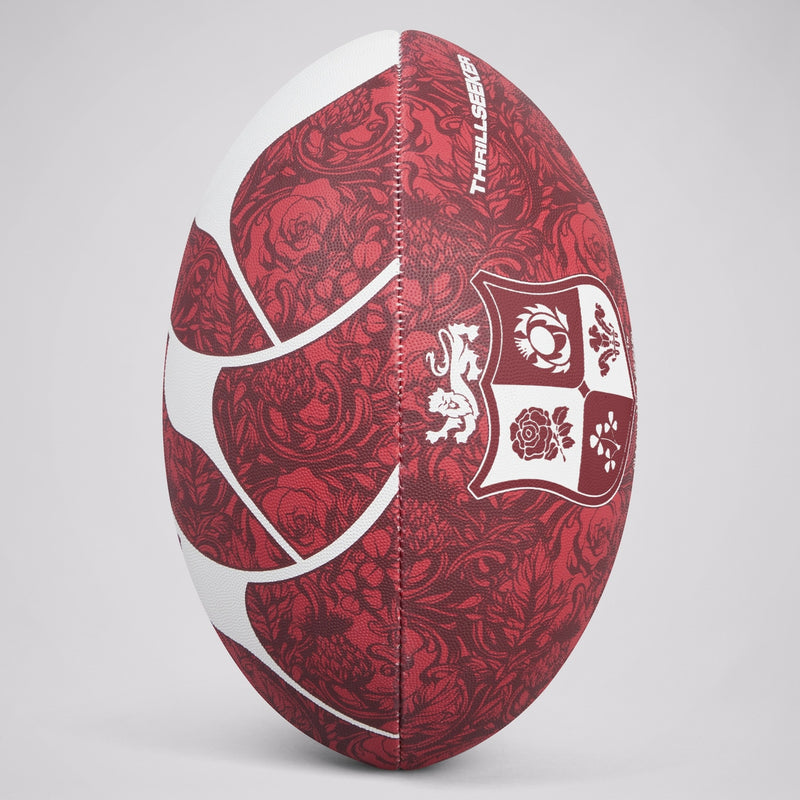 British & Irish Lions 2025 Tour Official Thrillseeker Supporter Ball Red Size 5 by Canterbury - new