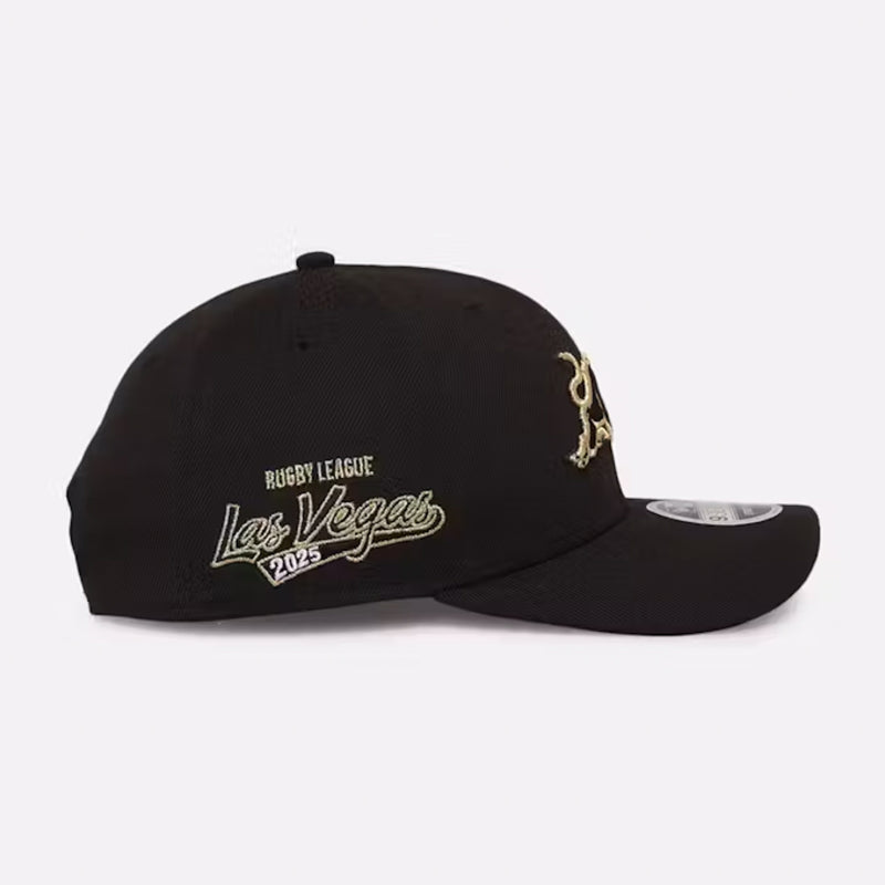 Penrith Panthers Official 2025 NRL Las Vegas Round 9SEVENTY Cap Rugby League Strapback Adjustable By New Era - new