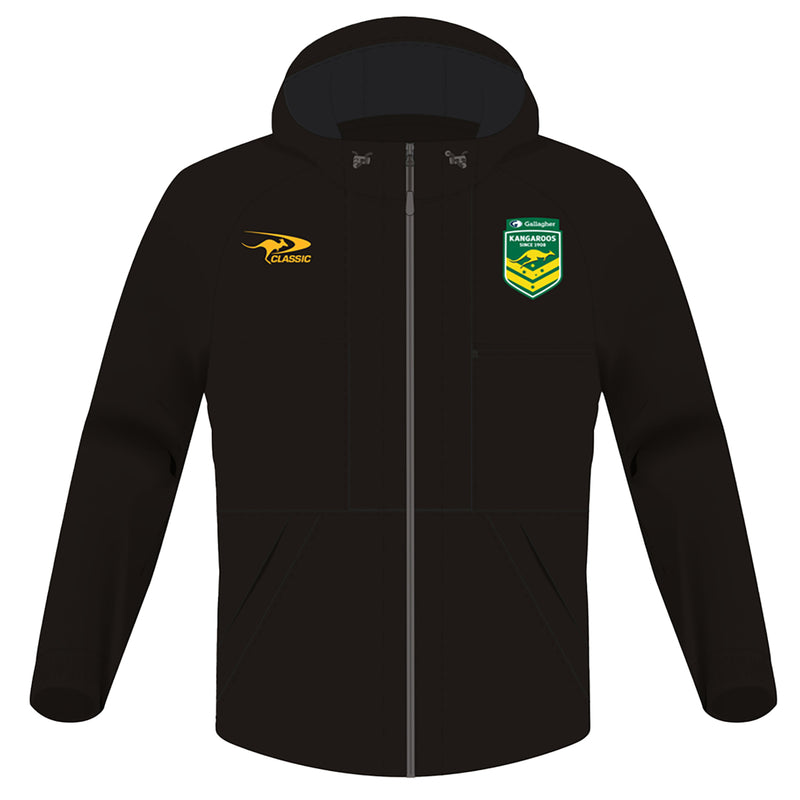 Australian Kangaroos ARL 2024 Men's Wet Weather Jacket Rugby League By Classic - new