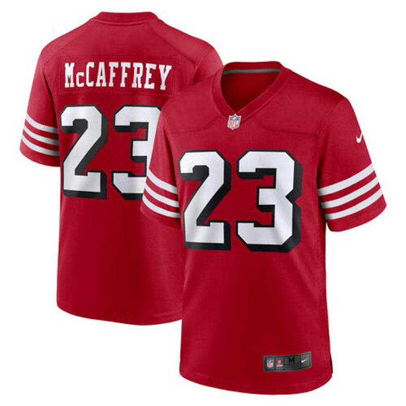San Francisco 49ers Official Christian McCaffrey Game Alternate Jersey NFL by Nike