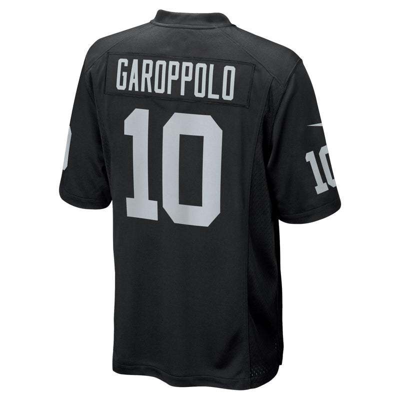 Las Vegas Raiders Official Jimmy Garoppolo Home Game Jersey Black NFL by Nike