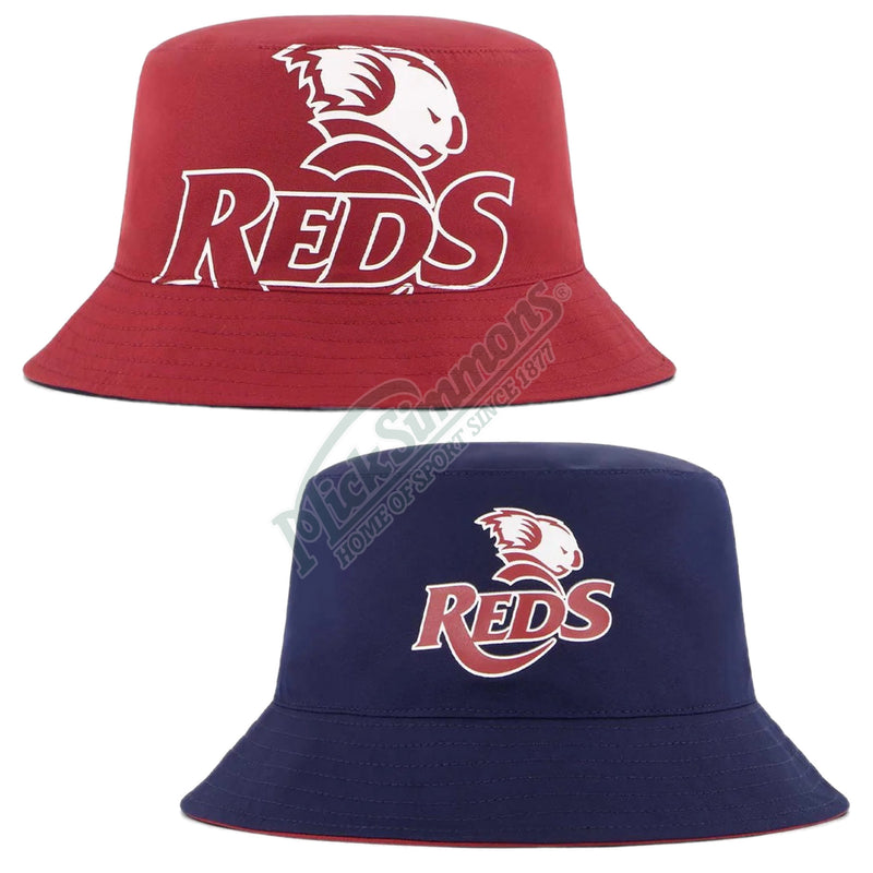 Queensland Reds Reversible Bucket Hat Rugby Union by Canterbury - new