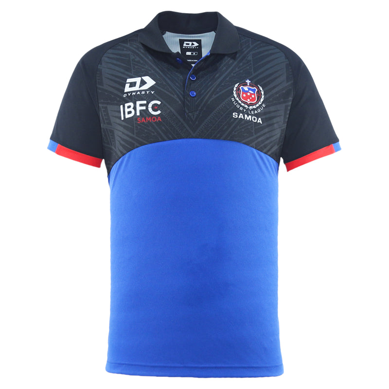 Toa Samoa RL 2024-25 Mens Media Polo Rugby League by Dynasty - new