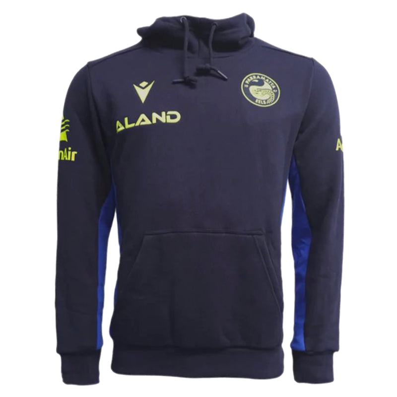 Parramatta Eels 2024 Men's Travel Hoodie NRL Rugby League by Macron - new