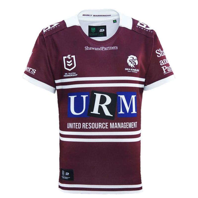 Manly Warringah Sea Eagles 2025 Men's Home Jersey NRL Rugby League by Dynasty - new