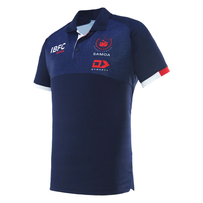 Toa Samoa RL 2025-26 Mens Media Polo Rugby League by Dynasty