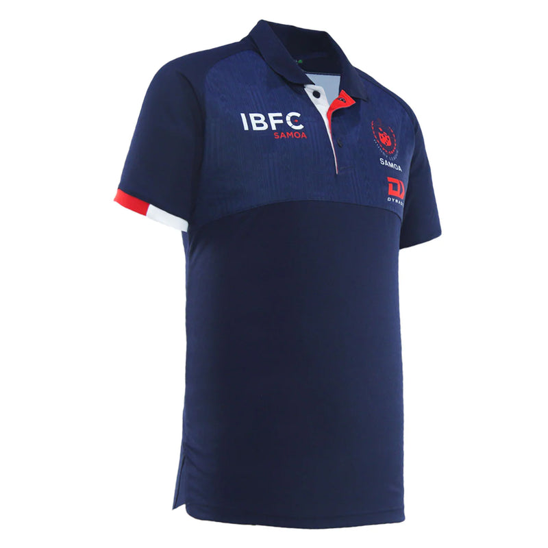 Toa Samoa RL 2025-26 Mens Media Polo Rugby League by Dynasty