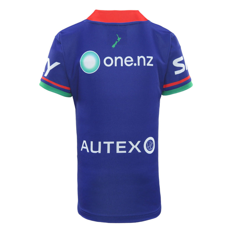 New Zealand Warriors 2025 Kid's Home Jersey NRL Rugby League by Dynasty Sport - new