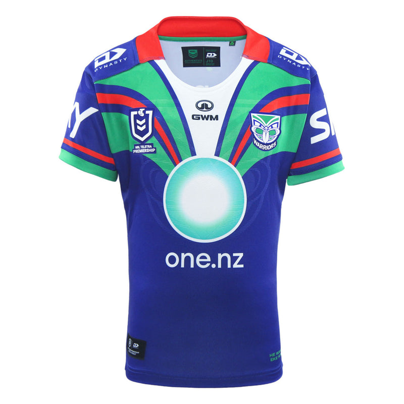 New Zealand Warriors 2025 Kid's Home Jersey NRL Rugby League by Dynasty Sport - new