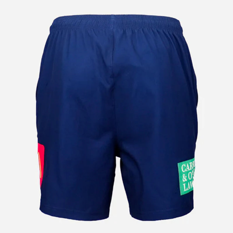 Parramatta Eels 2025 Men's Players Training Bermuda Shorts NRL Rugby League by Macron - new