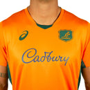 Wallabies Men's Match Day Warm Up Tee T-Shirt Rugby Union By Asics - new