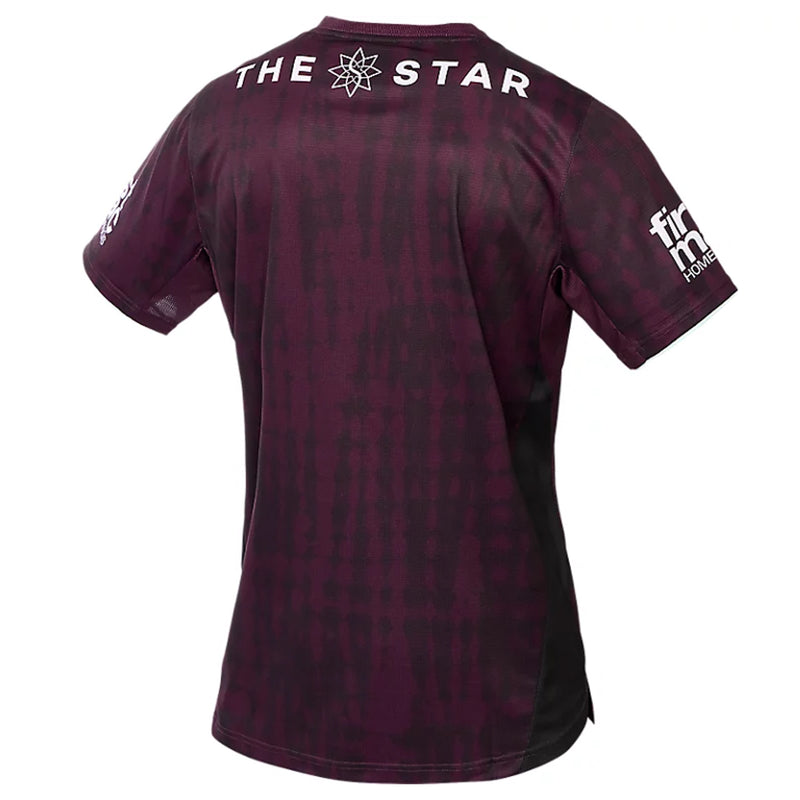 Brisbane Broncos 2025 Men's Training T-Shirt NRL Rugby League by Asics - new