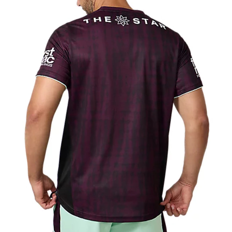 Brisbane Broncos 2025 Men's Training T-Shirt NRL Rugby League by Asics - new