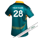 Wallabies 2025 Official Mens Warm Up Jersey Rugby Union by Asics - new