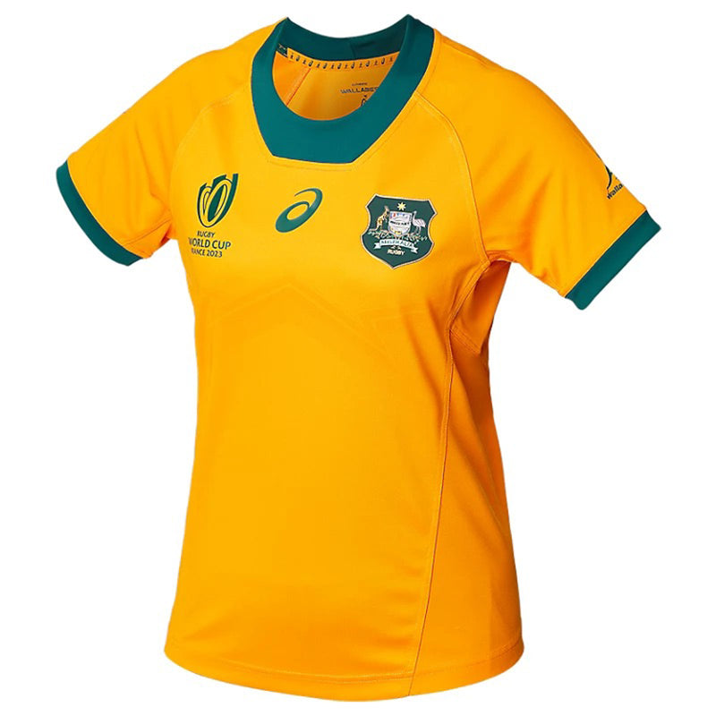 Wallabies Official RWC23 World Cup 2023 Women's Replica Home Jersey Rugby Union by Asics - new