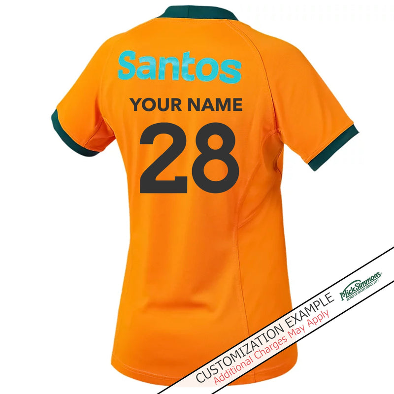 Wallabies Official Womens Replica Home Jersey Rugby Union by Asics - new