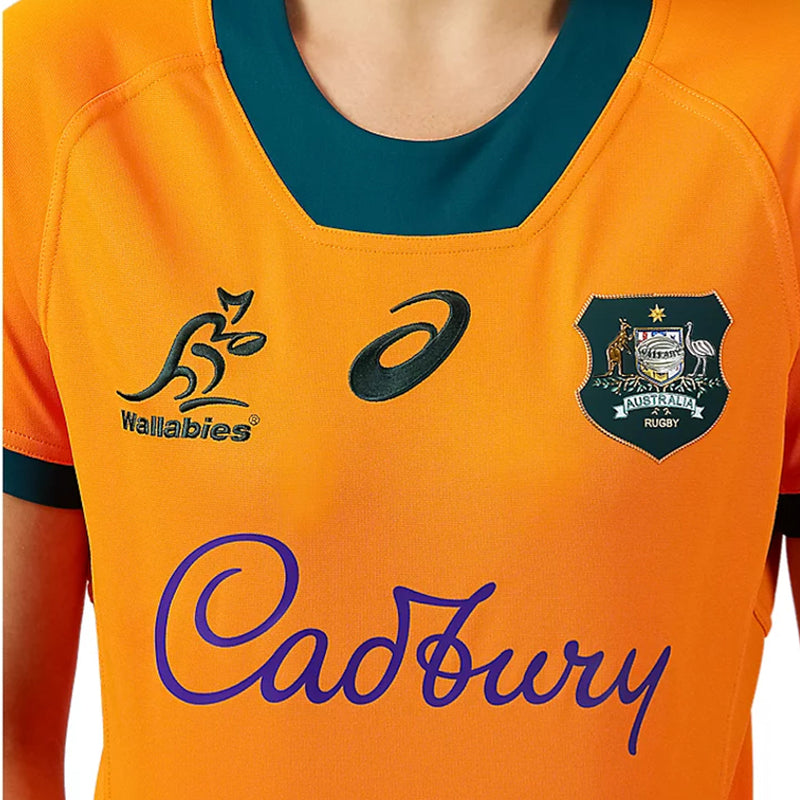 Wallabies Official Womens Replica Home Jersey Rugby Union by Asics - new