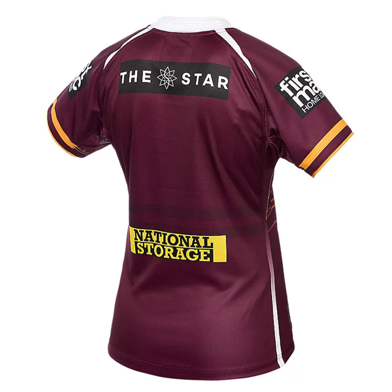 Brisbane Broncos 2025 Womens Home Jersey NRL Rugby League by Asics - new