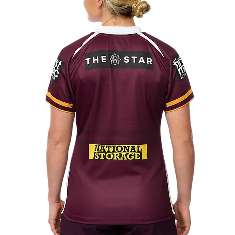 Brisbane Broncos 2025 Womens Home Jersey NRL Rugby League by Asics - new