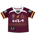 Brisbane Broncos 2025 Toddler's & Kids Home Jersey NRL Rugby League by Asics - new