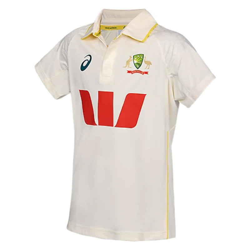 Cricket Australia 2025/26 Kids Test Shirt by Asics