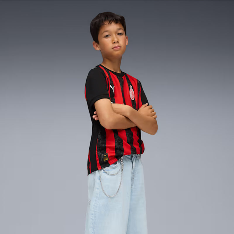 AC Milan 2025/26 Kids Home Jersey Football Soccer by Puma