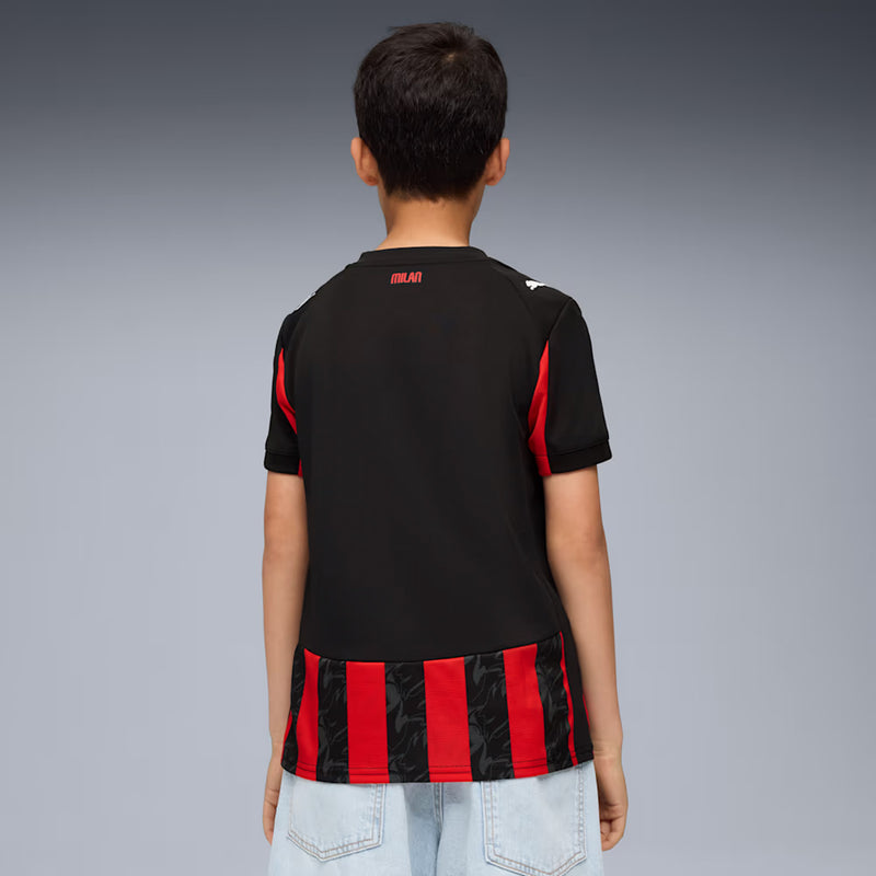 AC Milan 2025/26 Kids Home Jersey Football Soccer by Puma