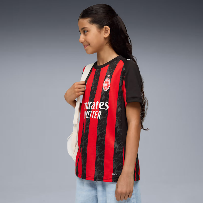 AC Milan 2025/26 Kids Home Jersey Football Soccer by Puma