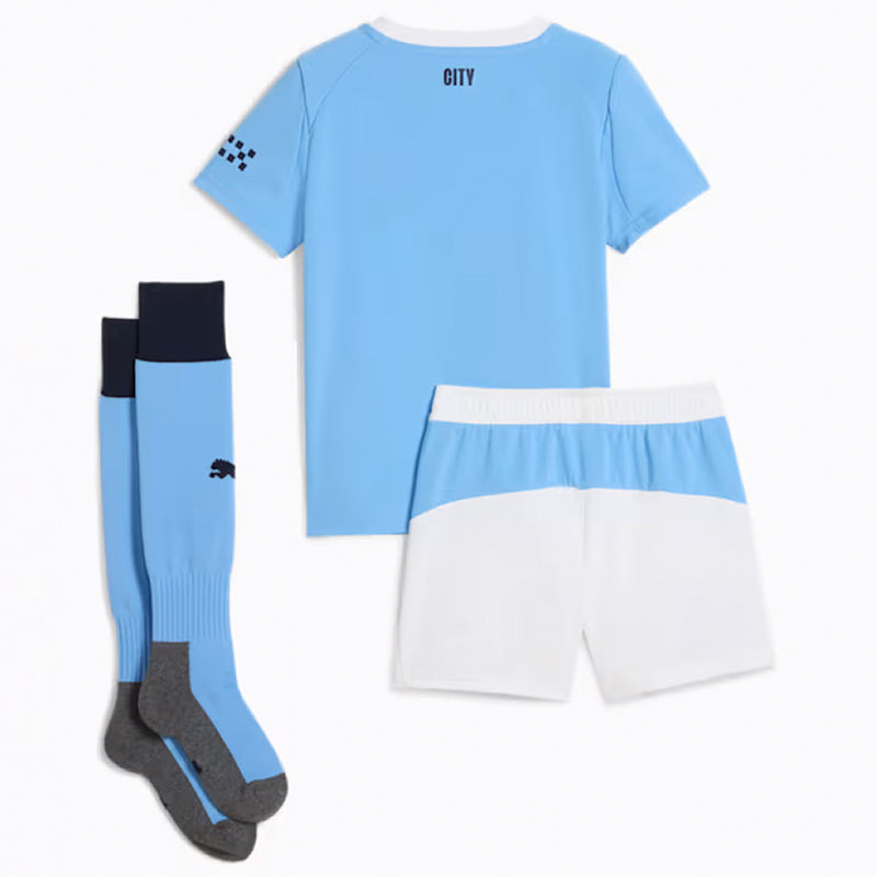 Manchester City FC 2025/26 Infant / Kids Replica Jersey Set Football (Soccer) by Puma