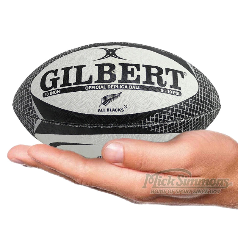 All Blacks Replica Match Rugby Union Ball Size 10 Inch by Gilbert