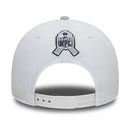 Cincinnati Bengals 9FORTY Salute To Service NFL Stretch Snap Adjustable White Cap by New Era - new