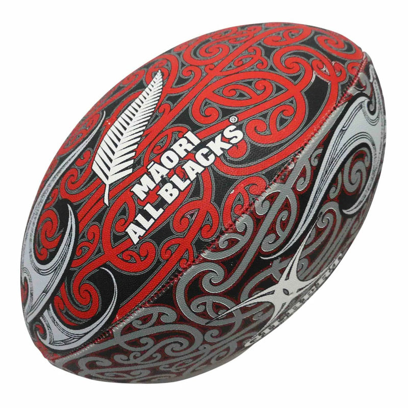 All Blacks Maori Supporter Rugby Union Ball Size 5 by Gilbert