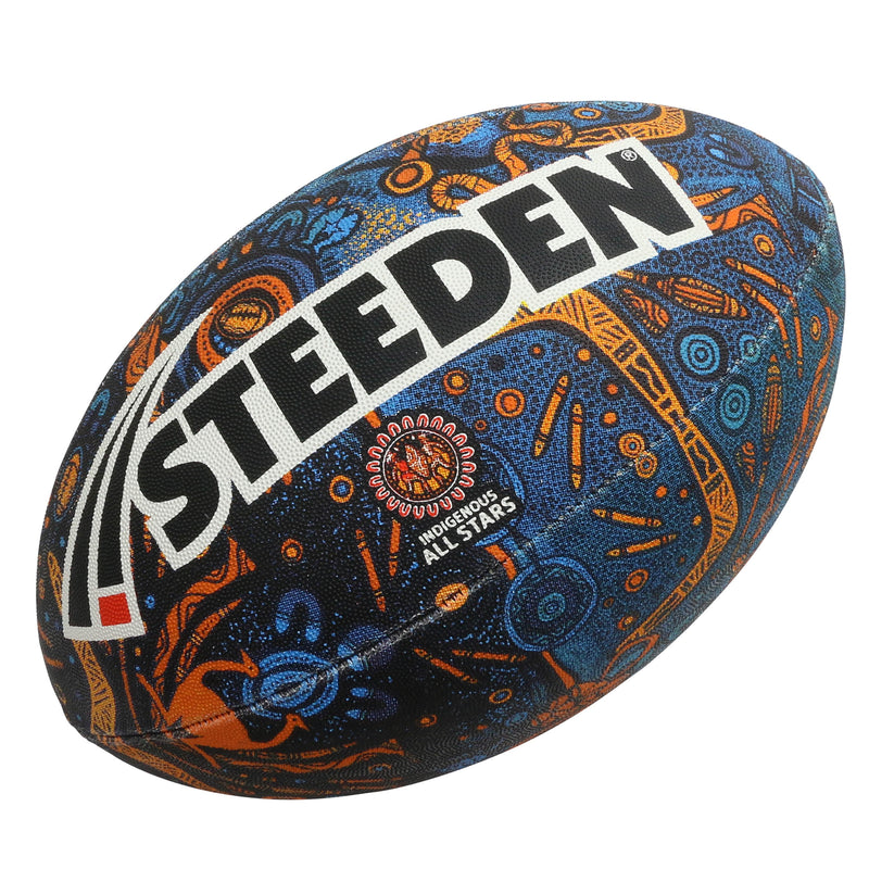 Steeden Indigenous All Stars 2025 Ball NRL Rugby League Size 5 - new