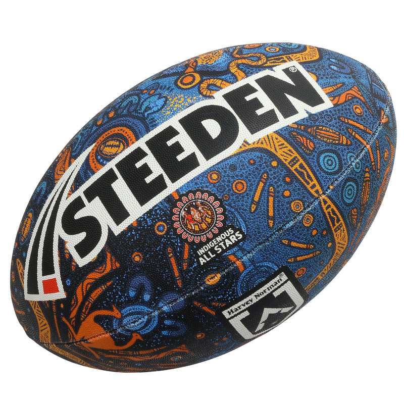 Steeden Indigenous All Stars 2025 Ball NRL Rugby League Size 5 - new