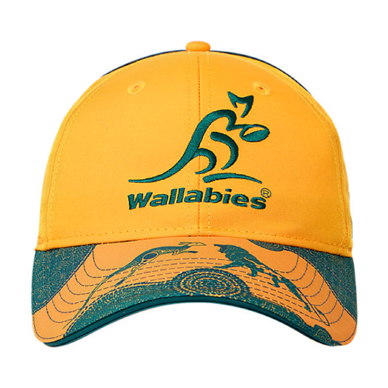 Wallabies 2025 Lions Tour Adult Media Cap Gold Rugby Union by Asics