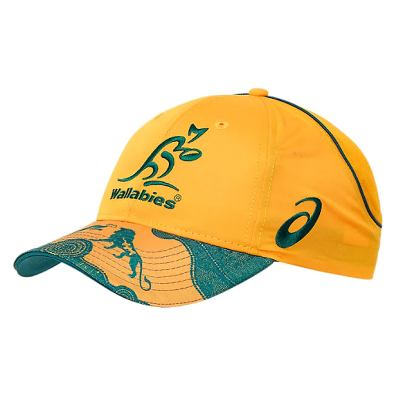 Wallabies 2025 Lions Tour Adult Media Cap Gold Rugby Union by Asics