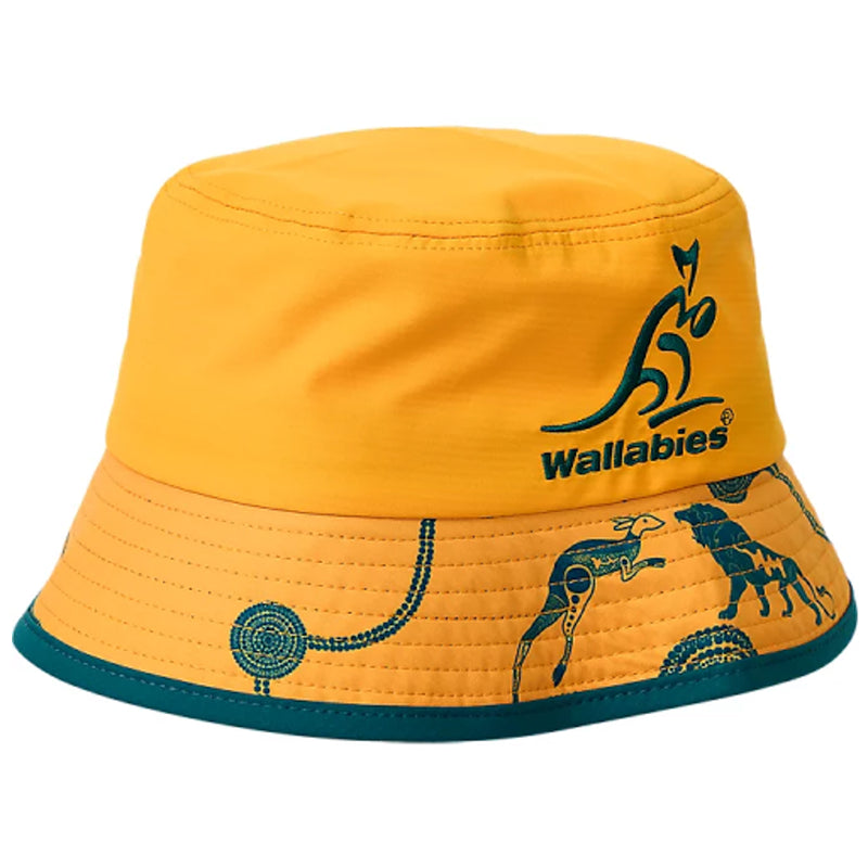 Wallabies 2025 Lions Tour Adult Bucket Hat Rugby Union by Asics