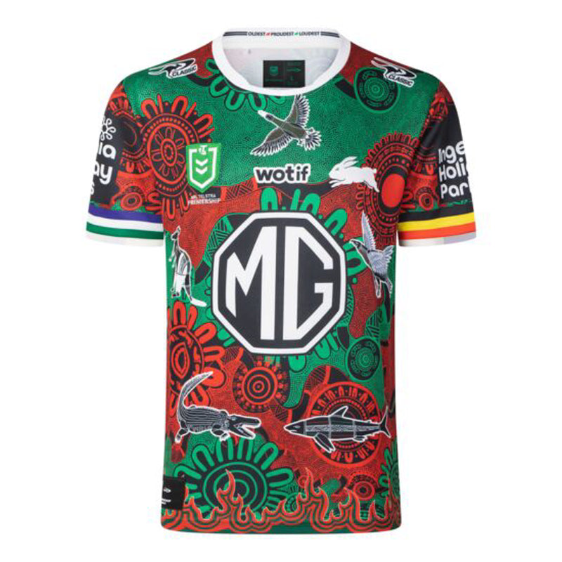 South Sydney Rabbitohs 2025 Indigenous Men's Jersey NRL Rugby League