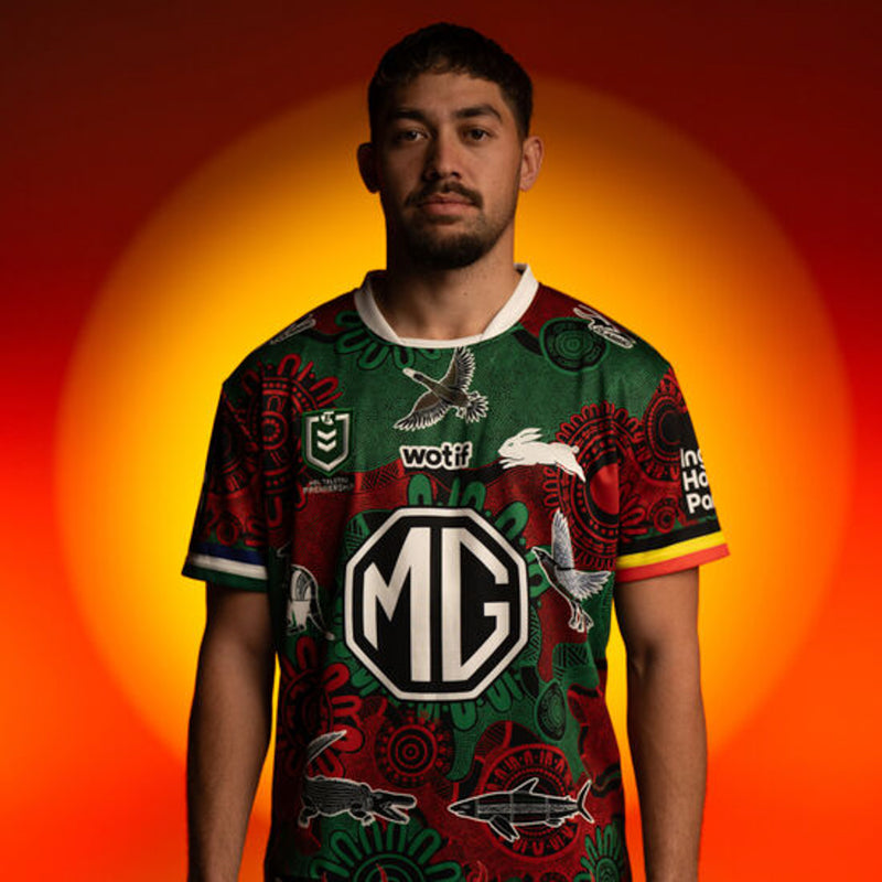 South Sydney Rabbitohs 2025 Indigenous Men's Jersey NRL Rugby League