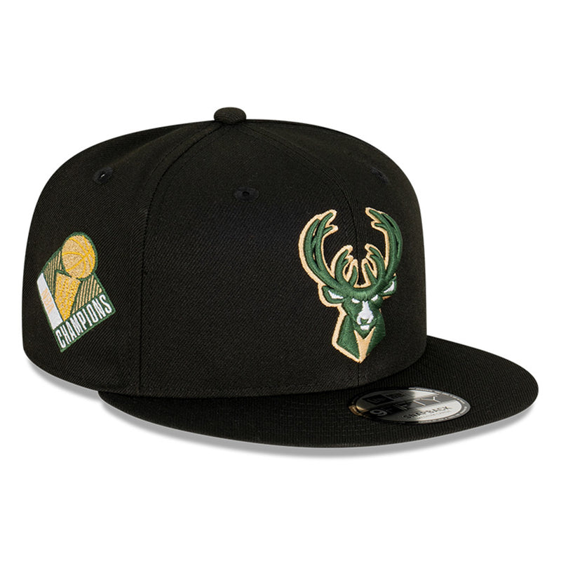 Milwaukee Bucks 9Fifty Cap Adjustable Snapback NBA Basketball by New Era - new