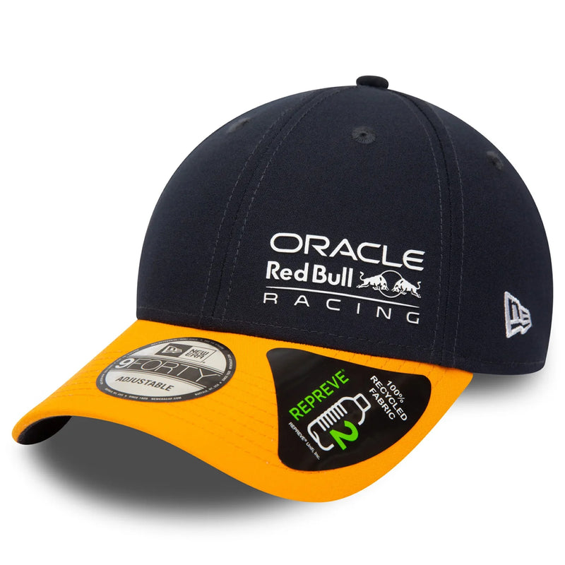 Red Bull Racing F1 Repreve 9Forty Night Sky/Papaya Strapback By New Era - new