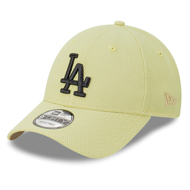 Angeles Dodgers Cap 9FORTY Cloth Strap - Khaki MLB Baseball by New Era - new