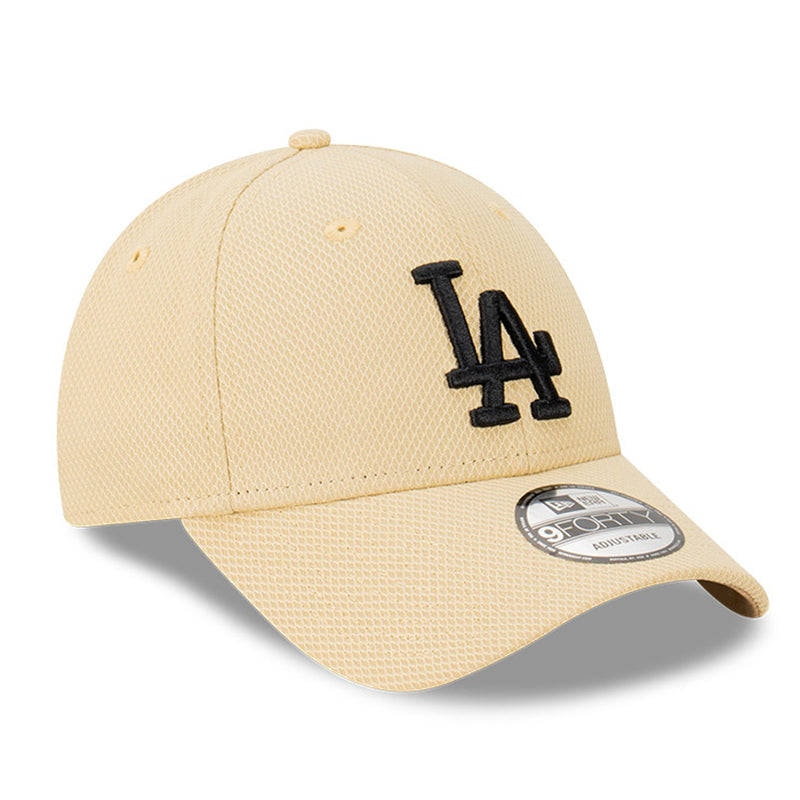 Angeles Dodgers Cap 9FORTY Cloth Strap - Khaki MLB Baseball by New Era - new