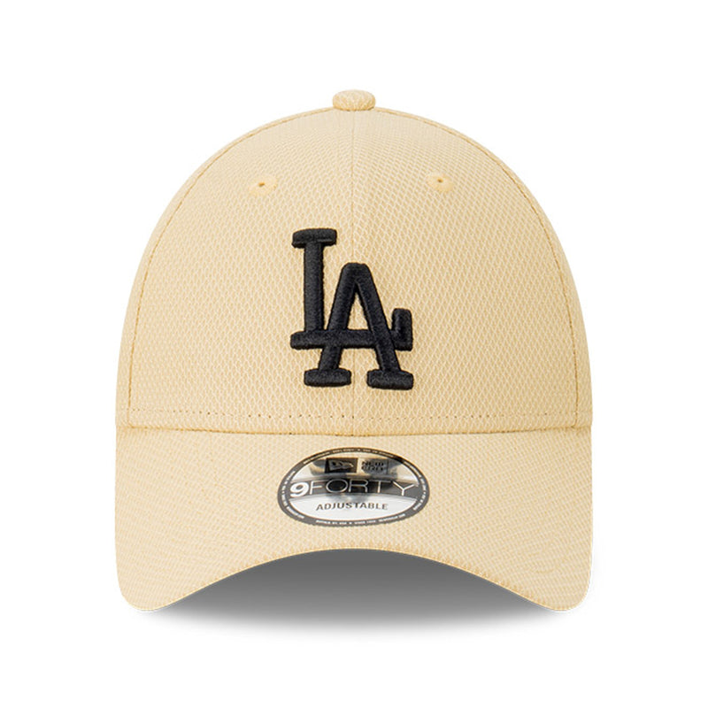 Angeles Dodgers Cap 9FORTY Cloth Strap - Khaki MLB Baseball by New Era - new