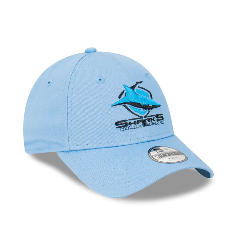 Cronulla Shark 9FORTY Team Color Kids Cap Cloth Strap NRL Rugby League By New Era - new