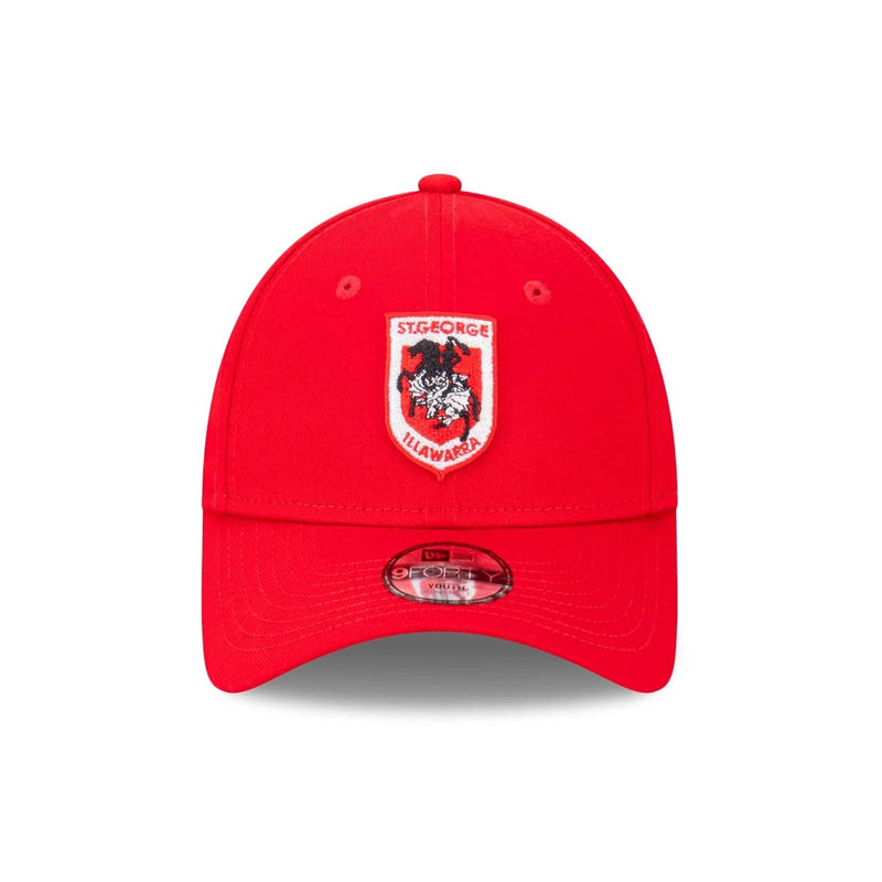 St George Illawarra Dragons 9FORTY Team Color Kids Cap Cloth Strap NRL Rugby League By New Era - new