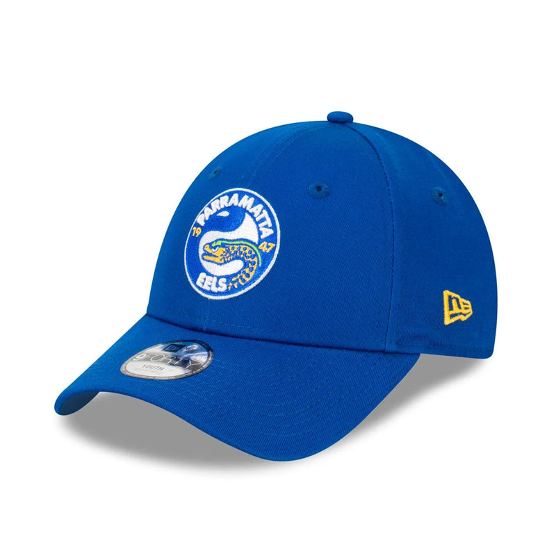 Parramatta Eels 9FORTY Team Color Kids Cap Cloth Strap NRL Rugby League By New Era - new