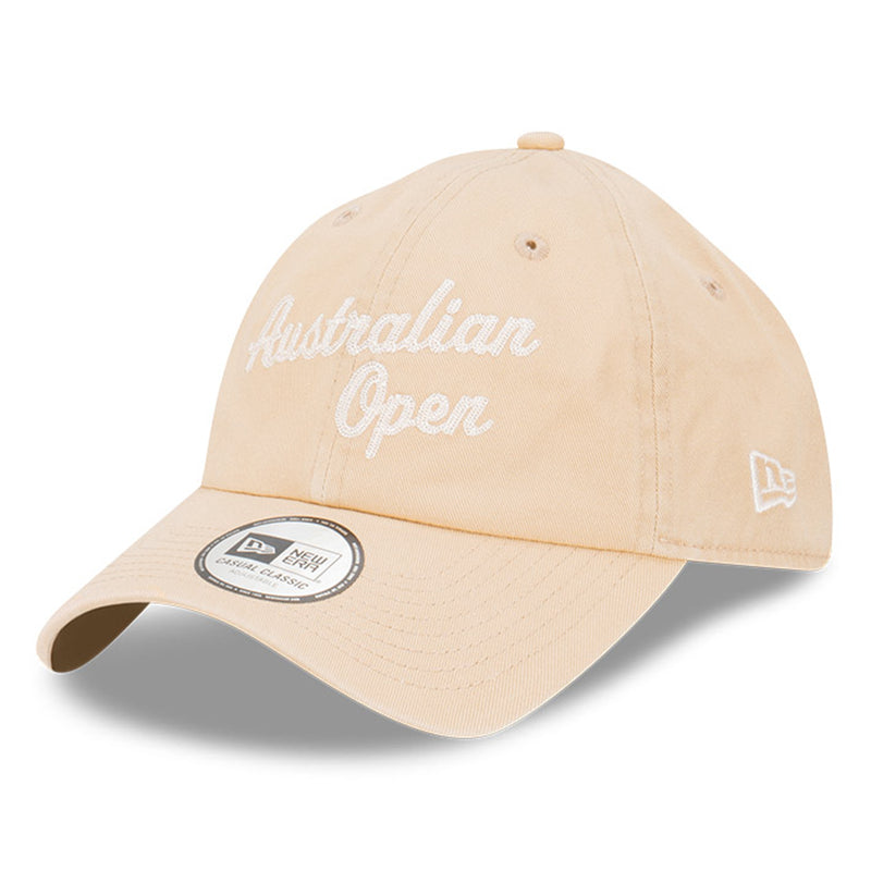 Australian Open Cap Button & Strap Adjustable -Khaki By New Era - new