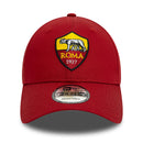 AS Roma Adult Dark Red 9FORTY Cap Cloth Strap Adjustable Football (Soccer) By New Era - new