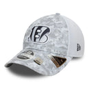 Cincinnati Bengals 9FORTY Salute To Service NFL Stretch Snap Adjustable White Cap by New Era - new